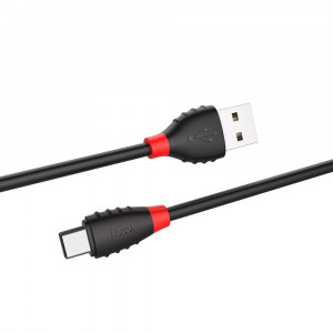 Cablu de Date USB-A la USB Type-C 10W, 2.4A, 1.2m - Hoco Excellent charge (X27) - Black - Img 2