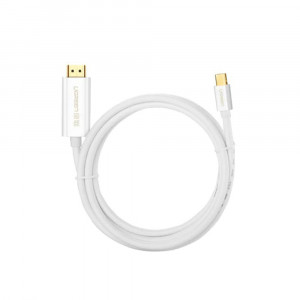 Cablu Video USB-C la HDMI, 1.5m, 4K@30Hz - Ugreen (30841) - White - Img 4