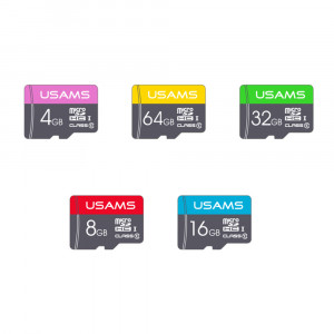Card de Memorie TF 16GB + Adaptor - USAMS High Speed (US-ZB117) - Black - Img 3