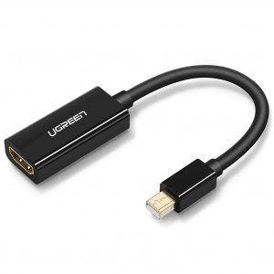 Convertor Mini DP la HDMI 1060P@60Hz, 25cm - Ugreen (10461) - Black - Img 1