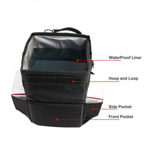 Cos de Gunoi Auto 24x16x16cm - Techsuit Foldable (CO-T3) - Black - Img 3