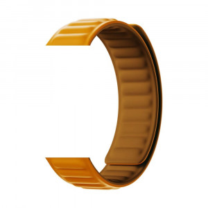 Curea barbati pentru Apple Watch 1 / 2 / 3 / 4 / 5 / 6 / 7 / SE / 8 / Ultra (42 / 44 / 45 / 49mm) - Techsuit Watchband (W035) - Orange - Img 2