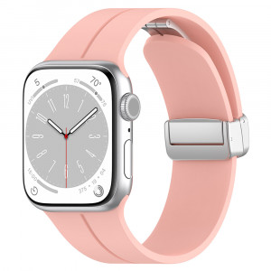 Curea pentru Apple Watch 1/2/3/4/5/6/7/8/SE/SE 2 (38/40/41mm) - Techsuit Watchband (W011) - Pink - Img 2
