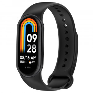 Curea pentru Xiaomi Smart Band 8 / 8 NFC - Techsuit Watchband (W014) - Black - Img 1
