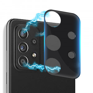 Folie Camera pentru Samsung Galaxy A32 4G / A32 5G - Mocolo Silk HD PRO Camera Glass - Black - Img 3