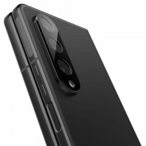 Folie Camera pentru Samsung Galaxy Z Fold 4 - Techsuit Full Camera Glass - Black - Img 1