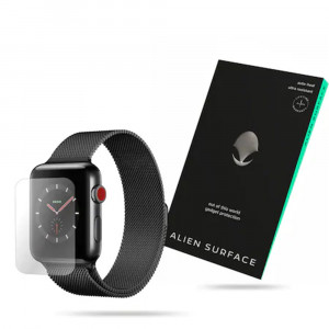 Folie pentru Apple Watch 4 / 5 / 6 / SE 40mm (set 3) - Alien Surface - Transparent - Img 2