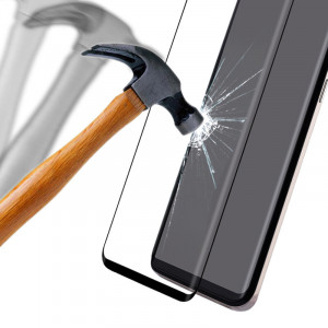 Folie protectie telefon Honor X8 4G / X8a - Mocolo 3D Curved Full Glue Glass - Black - Img 4