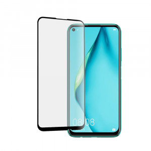 Folie protectie telefon Huawei P40 lite / P40 lite E / P20 lite 2019 / Y7p - Mocolo 3D Curved Full Glue Glass - Black - Img 1