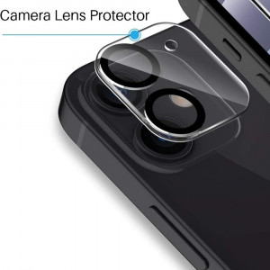 Folie protectie telefon iPhone 11 / 12 mini - Lito S+ Camera Glass Protector - Black/Transparent - Img 4