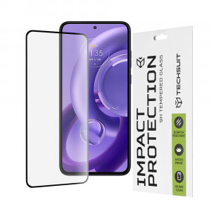 Folie protectie telefon Motorola Edge 30 Neo - Techsuit 111D Full Cover / Full Glue Glass - Black - Img 1