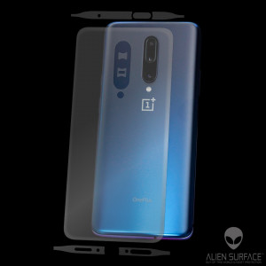 Folie protectie telefon OnePlus 7 Pro - Alien Surface Screen+Edges+Back - Transparent - Img 4