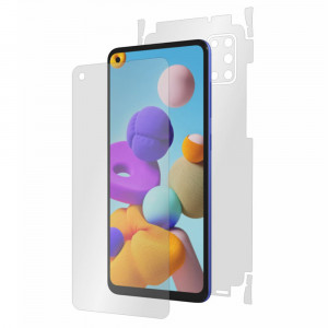 Folie protectie telefon Samsung Galaxy A21s - Alien Surface Screen+Edges+Back - Transparent - Img 2