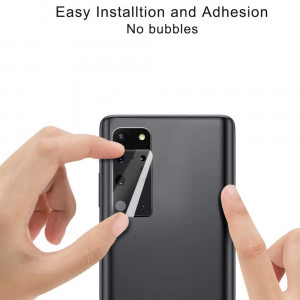 Folie protectie telefon Samsung Galaxy S20 Plus / S20 Plus 5G - Lito S+ Camera Glass Protector - Black - Img 2