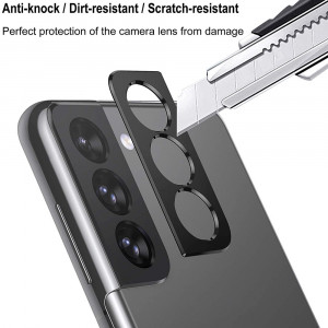 Folie protectie telefon Samsung Galaxy S21 5G - Lito S+ Camera Glass Protector - Black - Img 3