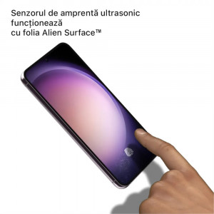 Folie protectie telefon Samsung Galaxy S23 - Alien Surface Screen+Edges+Back - Transparent - Img 4