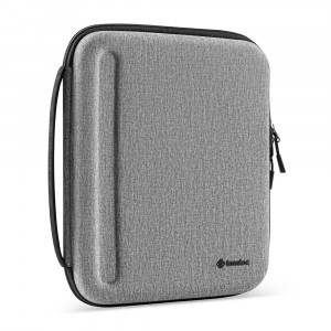 Geanta pentru iPad Pro 12.9 (2018 / 2020 / 2021 / 2022) - Tomtoc FancyCase (B06B1G2) - Gray - Img 1