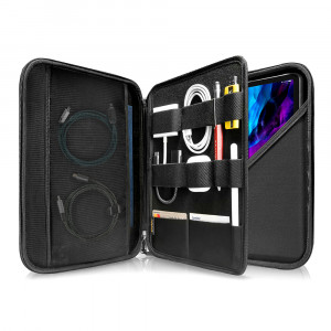 Geanta pentru iPad Pro 12.9 (2018 / 2020 / 2021 / 2022) - Tomtoc FancyCase (B06B1D1) - Black - Img 2