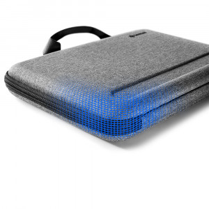 Geanta pentru Macbook Pro / Air 13 si iPad Pro 11 - Tomtoc FancyCase Laptop Shoulder Bag (A25C2G2) - Gray - Img 4