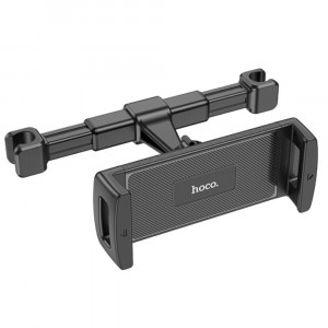 Hoco - Car Holder Prospering (CA121) - Phones and Tablets 4.7 - 12.9", for Headrest - Black - Img 1