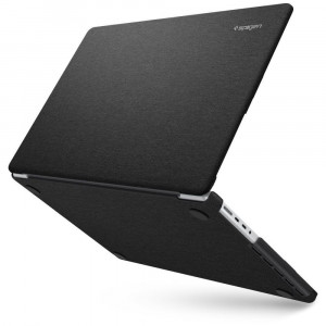 Husa Macbook Pro 16 (2021 / 2022 / 2023) - Spigen Urban Fit - Black - Img 1