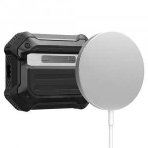 Husa pentru Apple AirPods Pro 1 / 2 - Spigen Tough Armor MagSafe - Black - Img 3