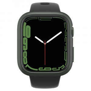 Husa pentru Apple Watch 7 45mm - Spigen Thin Fit - Military Green - Img 4