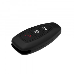 Husa pentru cheie Ford Fiesta, Focus, Galaxy, Kuga - Techsuit Car Key Case (1011.02) - Black - Img 4