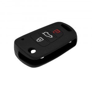 Husa pentru cheie Kia Sportage/Hyundai Elantra - Techsuit Car Key Case (1003.01) - Black - Img 3