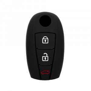 Husa pentru cheie Suzuki SX4 S-Cros, Kizashi, Ciaz - Techsuit Car Key Case (1018.05) - Black - Img 1
