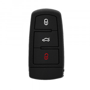 Husa pentru cheie VW Passat (B6, 3C) - Techsuit Car Key Case (1001.05) - Black - Img 1