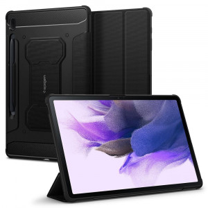Husa pentru Samsung Galaxy Tab S7 FE 12.4 inch T730/T736 - Spigen Rugged Armor Pro - Black - Img 1