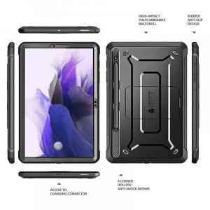 Husa pentru Samsung Galaxy Tab S7 FE - Supcase Unicorn Beetle Pro - Black - Img 2