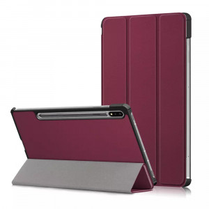 Husa pentru Samsung Galaxy Tab S7 FE - Techsuit FoldPro - Burgundy - Img 1