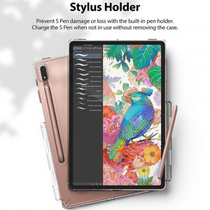 Husa pentru Samsung Galaxy Tab S7 Plus 12.4 T970/T976 - Ringke Fusion - Clear - Img 4