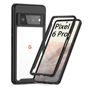Husa telefon Google Pixel 6 Pro + Folie - Techsuit Defense360 Pro - Black - Img 2