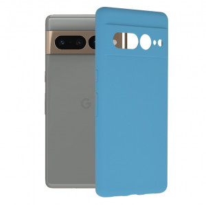 Husa telefon Google Pixel 7 Pro - Techsuit Soft Edge Silicone - Denim Blue - Img 1