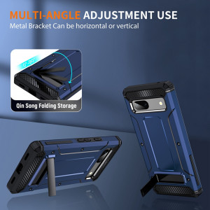 Husa telefon Google Pixel 7a - Techsuit Hybrid Armor Kickstand - Black - Img 4