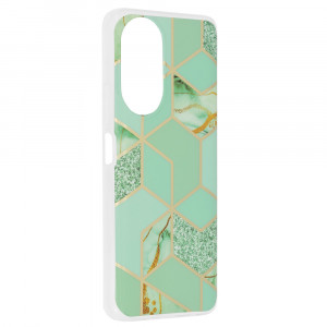 Husa telefon Honor X7 - Techsuit Marble Series - Green Hex - Img 2