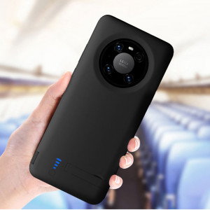 Husa telefon Huawei Mate 40 Pro cu Baterie de 4800mAh - Techsuit Power Pro - Black - Img 2