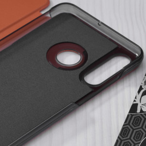 Husa telefon Huawei P30 lite / P30 lite New Edition - Techsuit eFold Series - Orange - Img 3