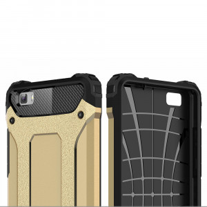 Husa telefon Huawei P8 Lite - Techsuit Hybrid Armor - Black - Img 4
