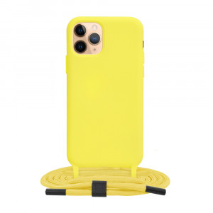 Husa telefon iPhone 11 Pro - Techsuit Crossbody Lanyard - Yellow - Img 1