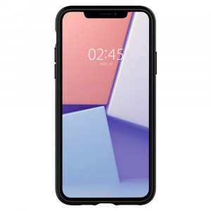 Husa telefon iPhone 11 - Spigen Ultra Hybrid - Matte Black - Img 4