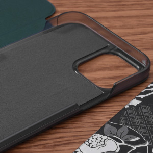 Husa telefon iPhone 12 Pro Max - Techsuit eFold Series - Dark Green - Img 3