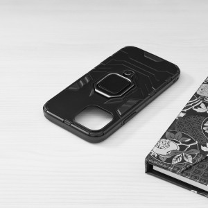 Husa telefon iPhone 13 mini - Techsuit Silicone Shield - Black - Img 3