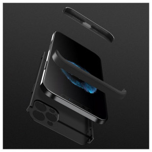 Husa telefon iPhone 13 Pro + Folie - GKK 360 - Black - Img 3