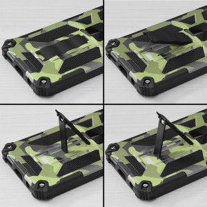 Husa telefon iPhone 13 Pro Max - Techsuit Blazor Series - Camo Lime - Img 4