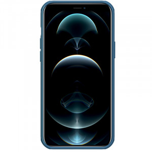 Husa telefon iPhone 13 Pro - Nillkin Super Frosted Shield Pro Magnetic - Blue - Img 3