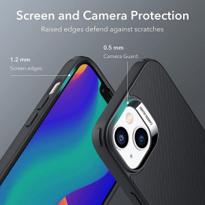 Husa telefon iPhone 14 / iPhone 13 - ESR Air Shield Boost Kickstand - Translucent Black - Img 4